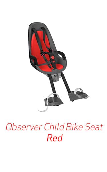 Observer Front Mount Child Bike Seat - Red