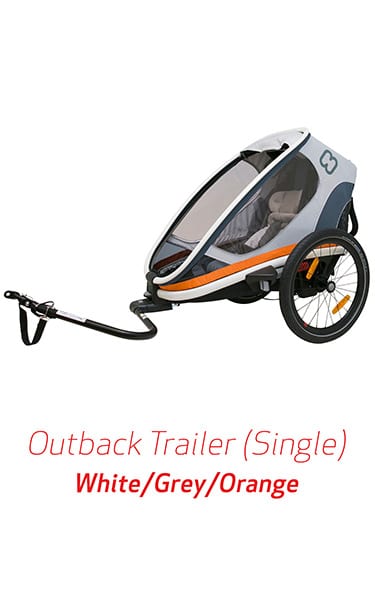 Outback Trailer ONE White/Grey/Orange