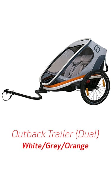 Outback Trailer White/Grey/Orange