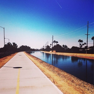 Phoenix Bike Trails - Arizona Canal