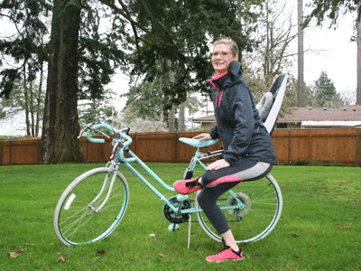 stretches for cyclists standing hip and glute stretch