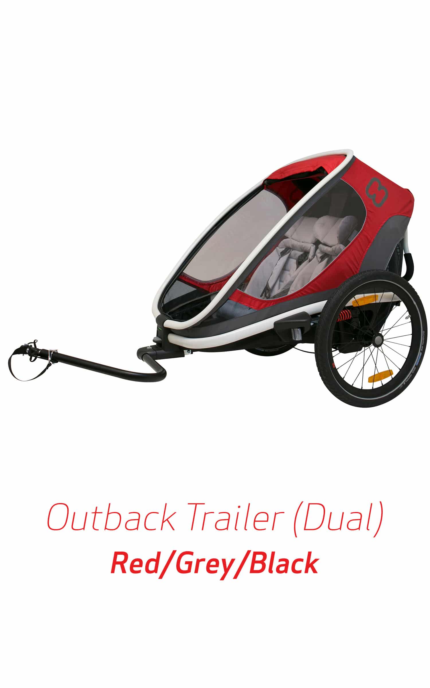 Outback Trailer White/Grey/Orange