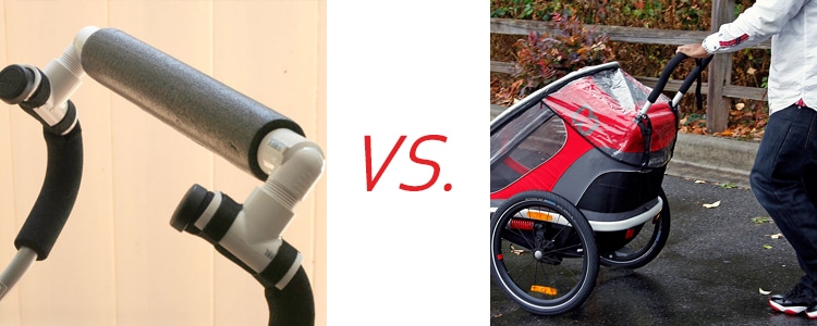 Stroller Hacks Extended Handlebar vs Adjustable