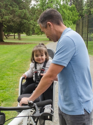 Best Child Bike Seat One Handed Adjustability