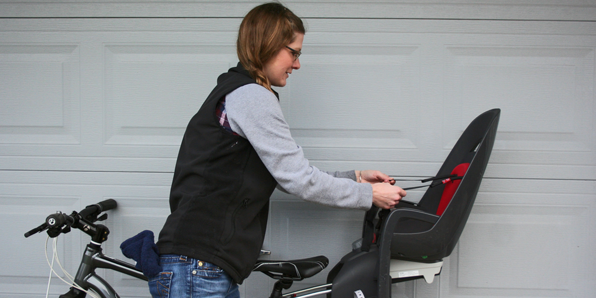 install a baby bike seat